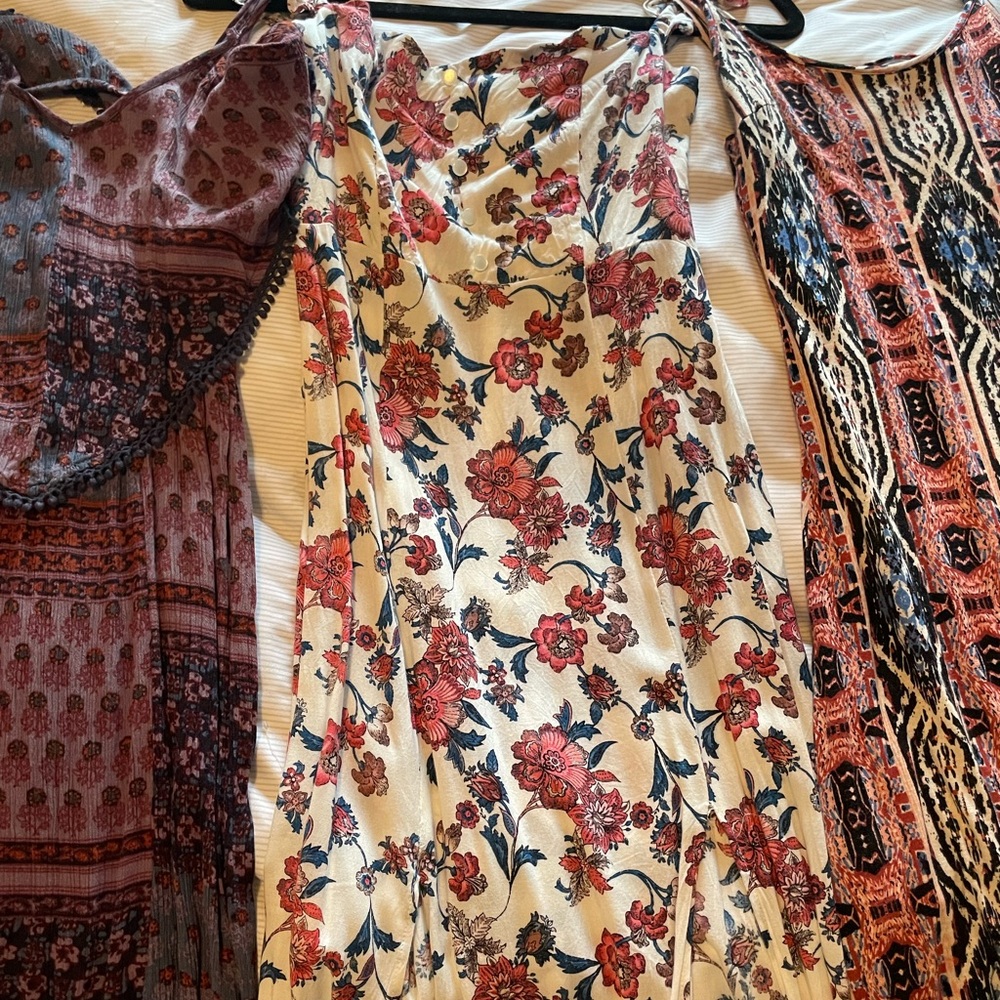 Lot of 5 long dresses